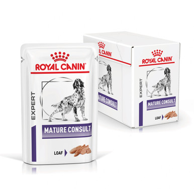 Royal Canin Veterinary Diet Canine Mature Consult Wet Dog Food Pouches