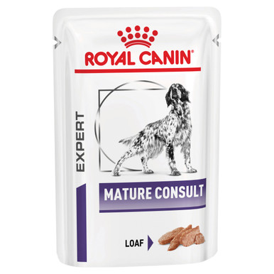 Royal Canin Veterinary Diet Canine Mature Consult Wet Dog Food Pouches
