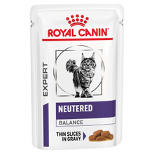 Royal Canin Veterinary Diet Feline Neutered Balance Wet Cat Food Pouches