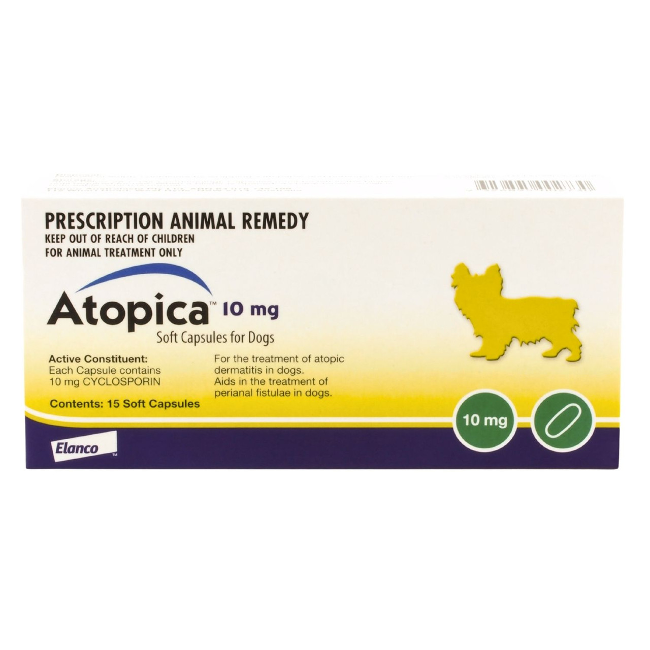 Atopica 10mg Soft Capsules For Dogs