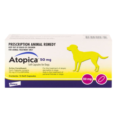 Atopica 50mg Soft Capsules For Dogs