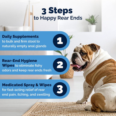 Glandex Anal Gland Hygienic Pet Wipes