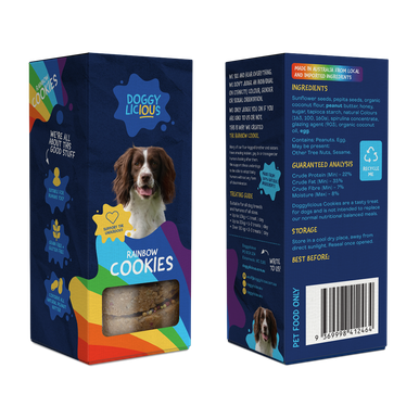Doggylicious Rainbow Cookies (180g)