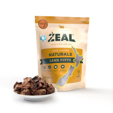 Zeal Free Range Naturals Lamb Puffs for Dogs (85g)