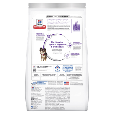Hill's Science Diet Sensitive Stomach & Skin Adult Small & Mini Dry Dog Food - 1.81kg bag (10439)