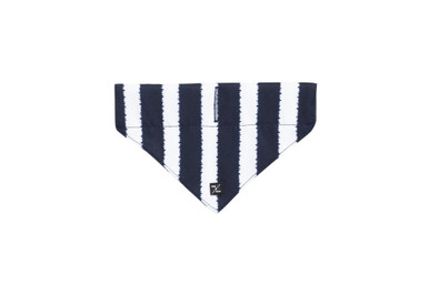Mog & Bone Dog Bandana - Navy Hamptons Stripe Print