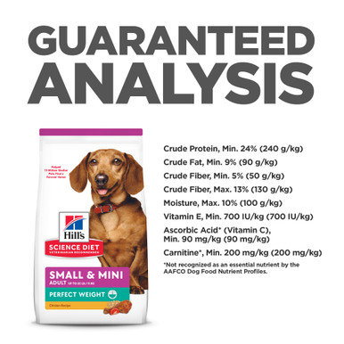 Hill's Science Diet Perfect Weight Small & Mini Adult Dry Dog Food