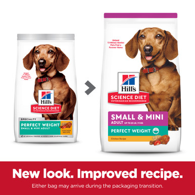 Hill's Science Diet Perfect Weight Small & Mini Adult Dry Dog Food