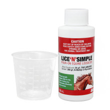 Lice N Simple Pour On Equine Lousicide (100ml) - Bottle Image