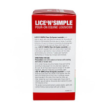 Lice N Simple Pour On Equine Lousicide (100ml) - Side Pack Shot