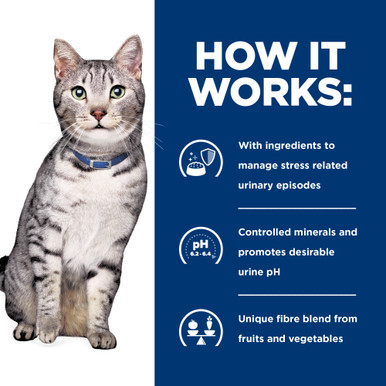 Hill's Prescription Diet c/d Multicare Stress Urinary Care + Metabolic Weight Wet Cat Food - How it Works