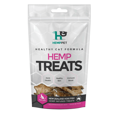 HempPet New Zealand Hoki Fish Hemp Infused Treats For Cats (70g pack)