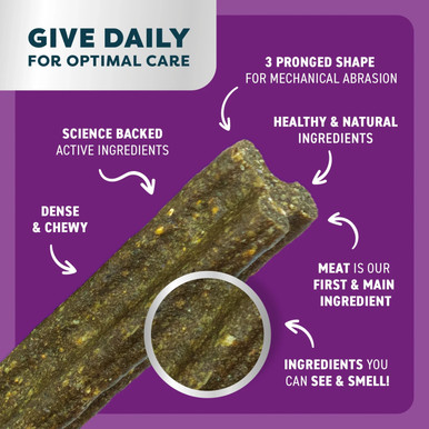 Bell & Bone Dental Sticks For Dogs - Kangaroo, Mint & Turmeric