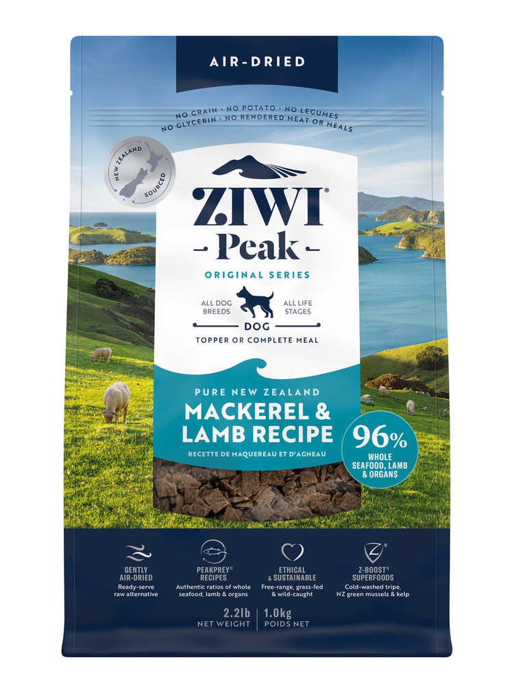 ZIWI Peak Air Dried Mackerel & Lamb Adult Dry Dog Food
