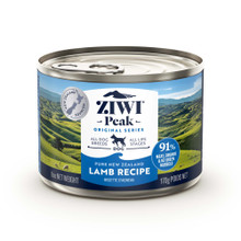 ZIWI Peak Wet Dog Food Lamb Recipe (12 x 170g Cans)