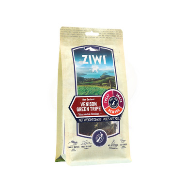 ZIWI Peak Oral Health Venison Green Tripe Dog Treats (70g pack)