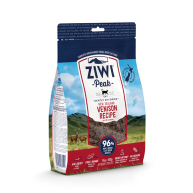ZIWI Peak Air Dried Venison Adult Dry Cat Food (400g bag)