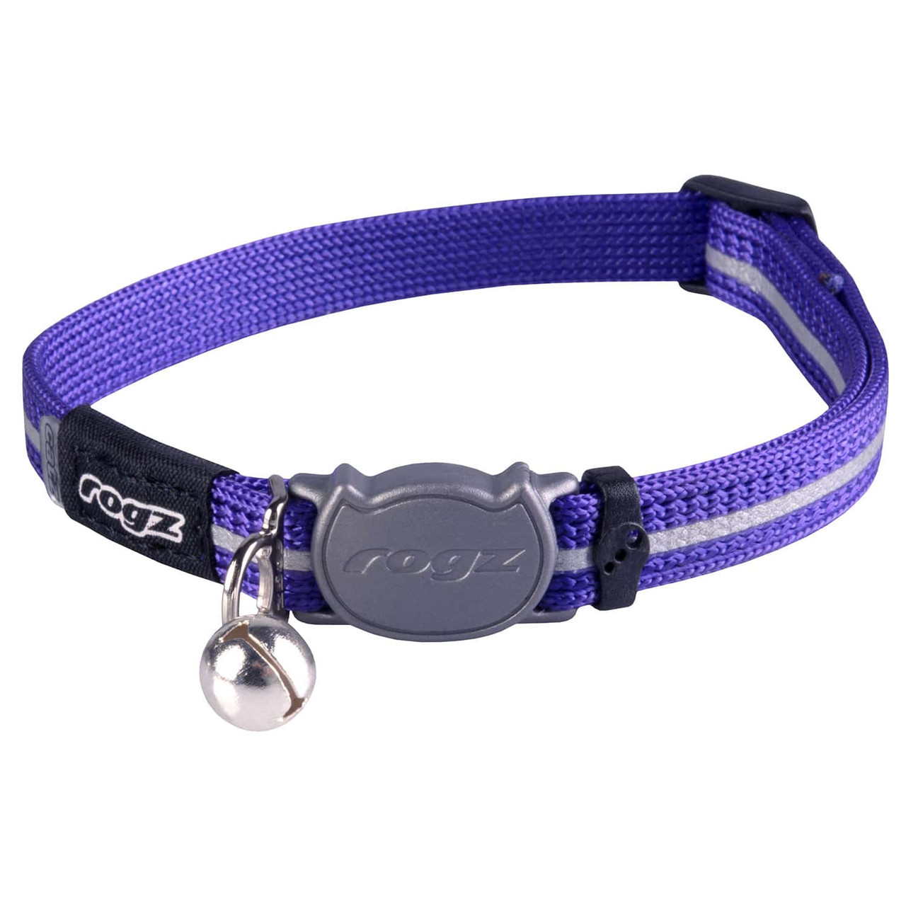 Rogz Alleycat Safeloc Cat Collar Purple