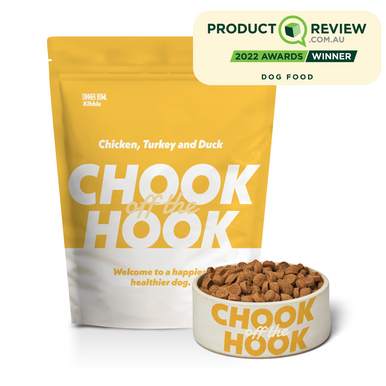 Dinner Bowl Chook of The Hook Dry Dog Food - Packaging