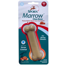 Sporn Marrow Chew Bone Peanut Butter Flavour Toy For Dogs - Small