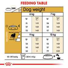 Royal Canin Pug Adult Dry Dog Food - Feeding Guide