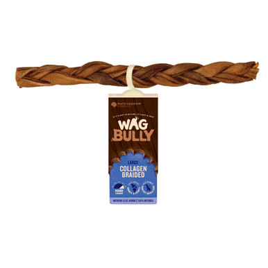 WAG Braided Collagen Stick Dog Treat