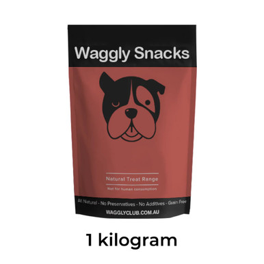 Waggly Snacks Goat Liver Treats Dog Treats - 1 kg