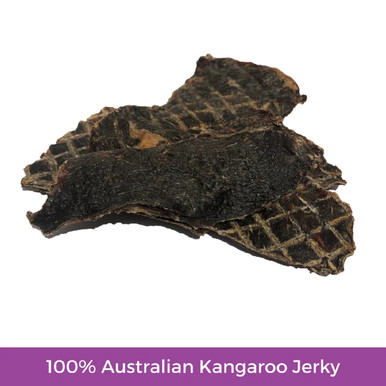 Waggly Snacks Big Snacker Bag Premium Kangaroo Jerky Dog Treats 