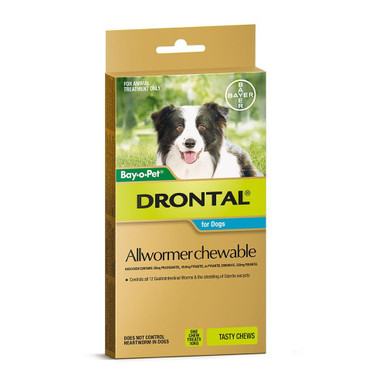 Drontal Dog Chews Medium 10kg
