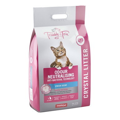 Trouble & Trix Antibacterial Crystal Cat Litter