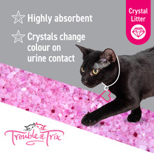Trouble & Trix Antibacterial Crystal Cat Litter - Key Featres