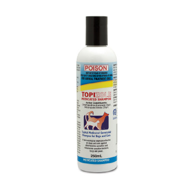 Fido's Topizole Medicated Shampoo - 250ml bottle