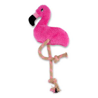 Beco Recycled Soft Flamingo Dog Toy