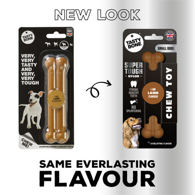 Tasty Bone Nylon Lamb Chew Toy for Dogs  - Small