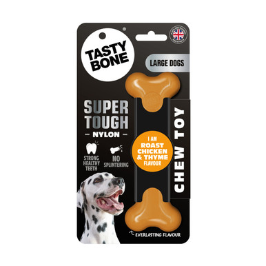 Tasty Bone Nylon Roast Chicken & Thyme Chew Toy for Dogs