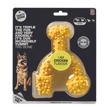 Tasty Bone Nylon Trio Chicken Chew Toy for Dogs - Large