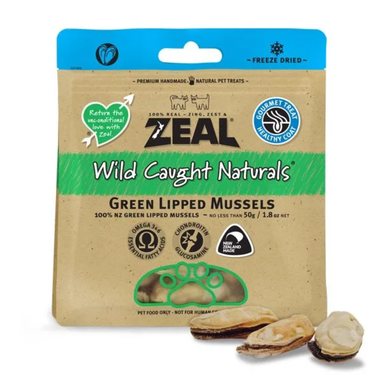 Zeal Wild Caught Naturals Green Lipped Mussels (50g)  - Old Packaging