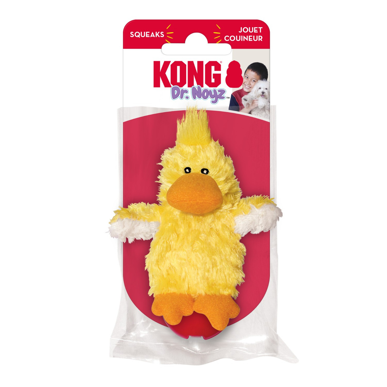 KONG Dr Noyz Duck Plush Dog Toy Interactive Pet Toy kong-dr-noyz-duck-plush-dog-toy-interactive-pet-toy