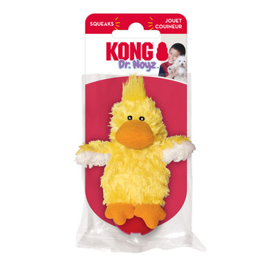KONG Dr Noyz Duck Plush Dog Toy - Interactive Pet Toy