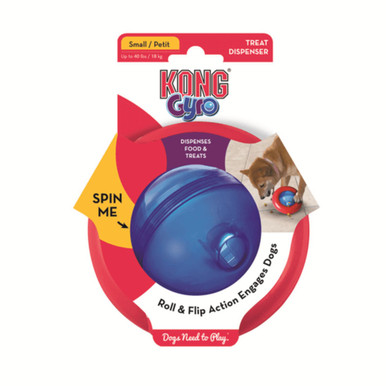 KONG Gyro Treat Dispensing Toy for Dogs - Small