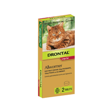 Drontal For Large Cats 6kg Tablets - 2 Pack