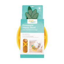 ZippyPaws Happy Bowl Pineapple Slow Feeder Dog Bowl