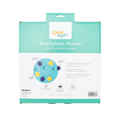 ZippyPaws SmartyPaws Puzzler Interactive Dog Toy - Teal