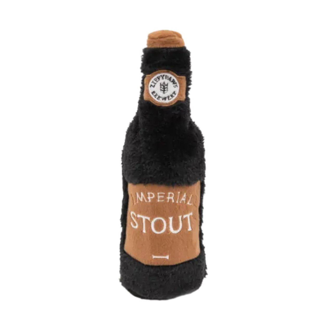 ZippyPaws Happy Hour Crusherz Stout Beer Dog Toy