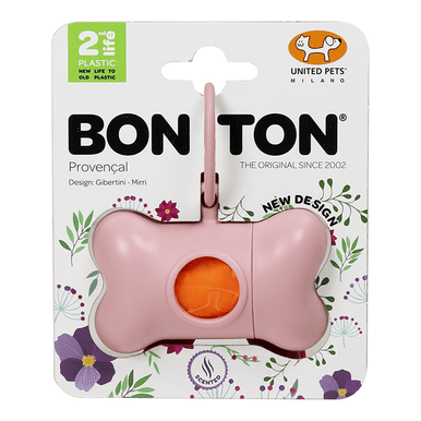 United Pets Bon Ton Provencal 2nd Life Scented Poop Bag Dispenser Pink (12 Bags)