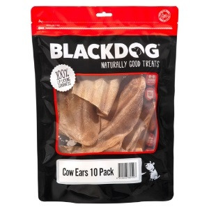 Blackdog Cow Ears Natural Dog Treats - 10 Pack