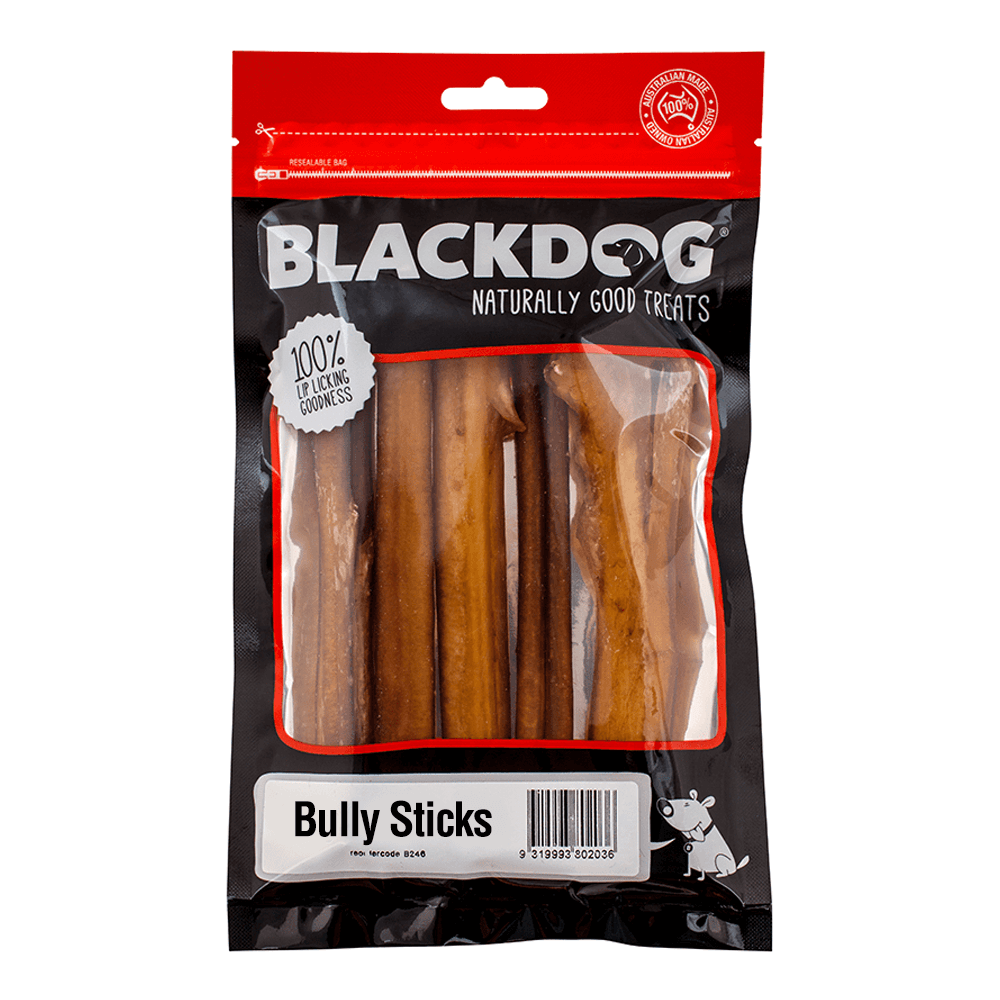 Blackdog Bully Sticks Natural Dog Treats - 5 Pack