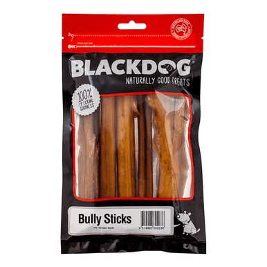 Blackdog Bully Sticks Natural Dog Treats - 5 Pack