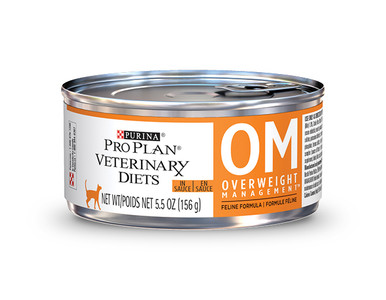 Pro Plan Veterinary Diets OM Overweight Management Wet Cat Food (24 x 156g cans)