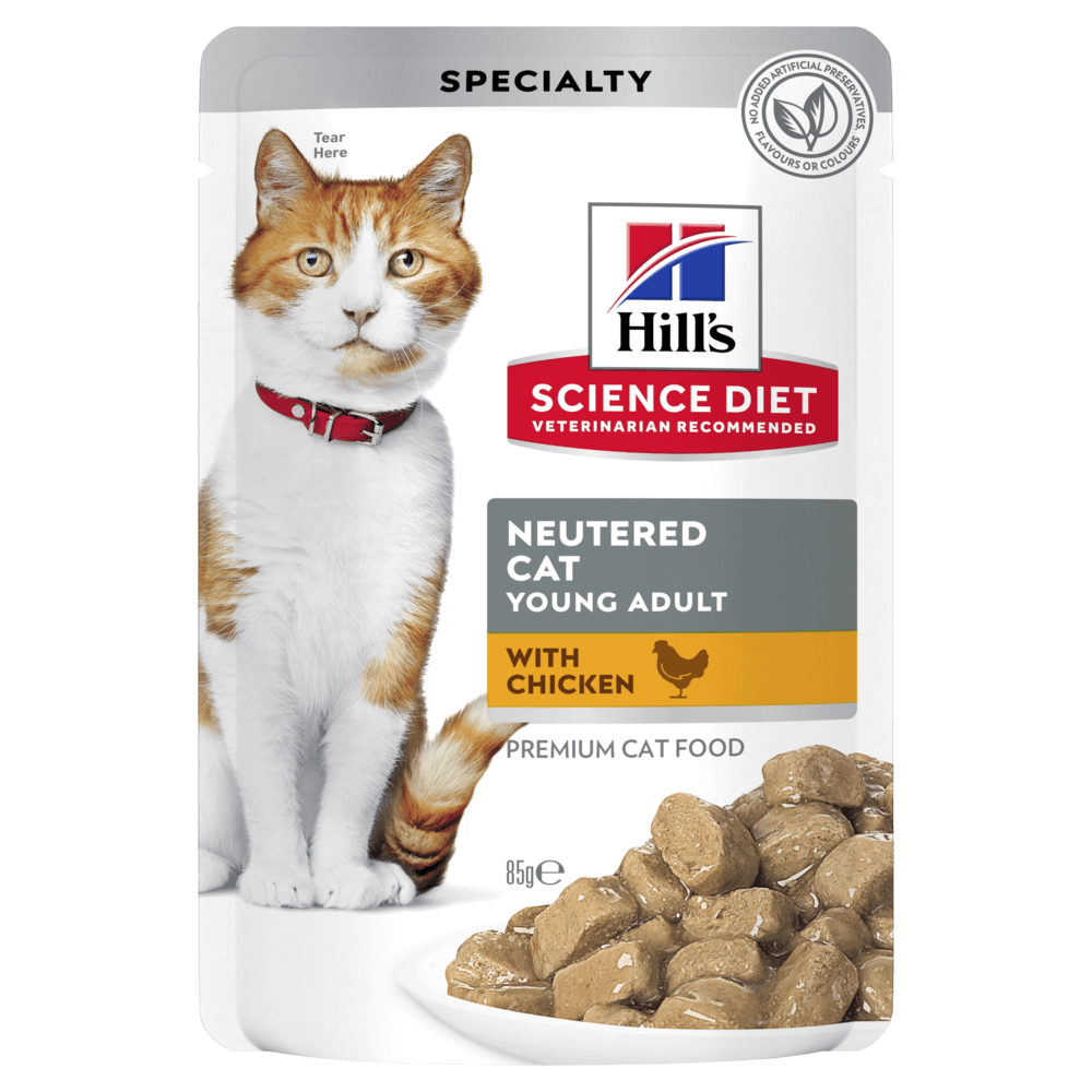 Hill's Vetessentials Neutered Cat Young Adult Poulet